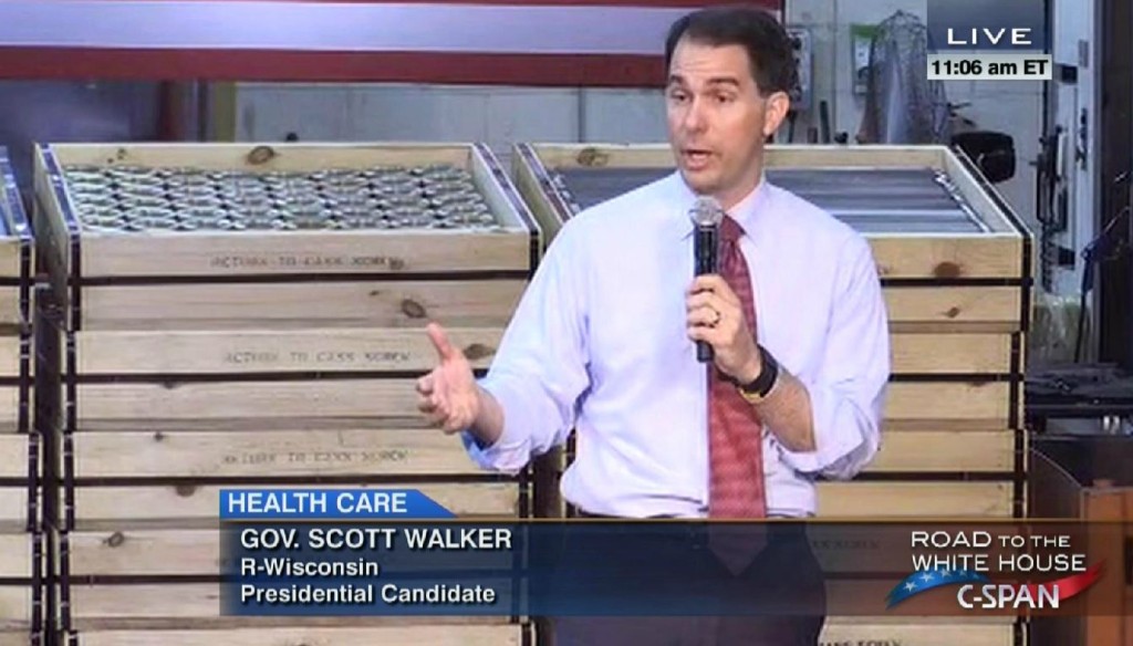 Obamacare Scott Walker