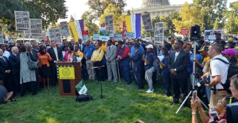 Cornell William Brooks at Journey for Justice on Capitol Hill grounds