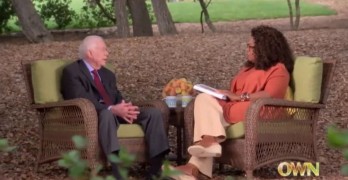 President Jimmy Carter explains to Oprah why we are not a democracy