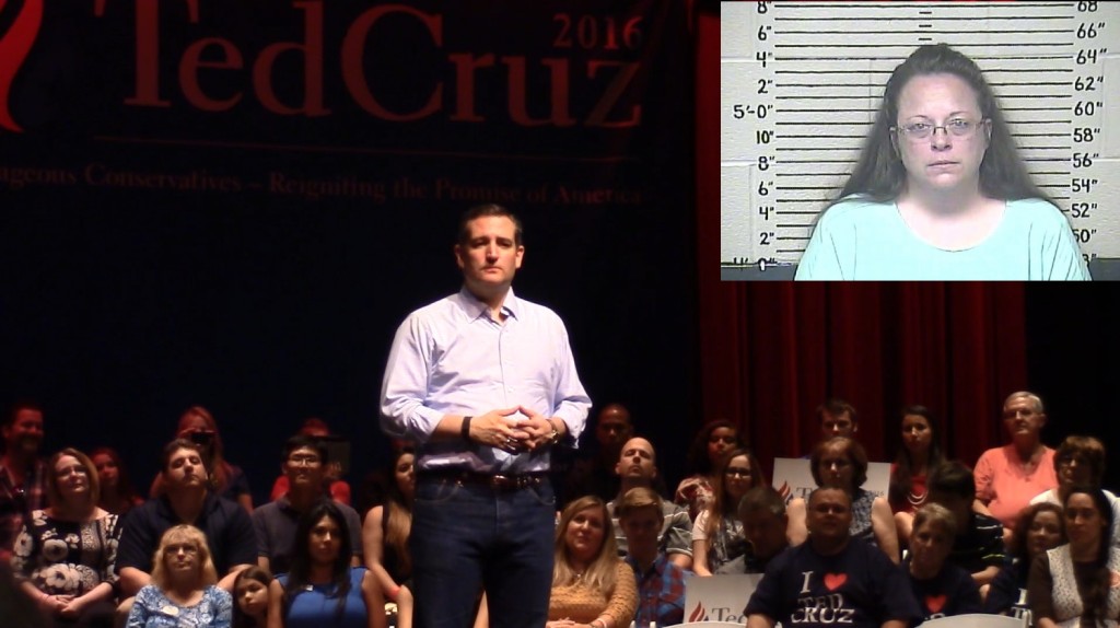 Ted Cruz, Tea Party, Kingwood, Texas, Kim Davis