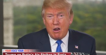 Donald Trump on Russian Air Strikes in Syria