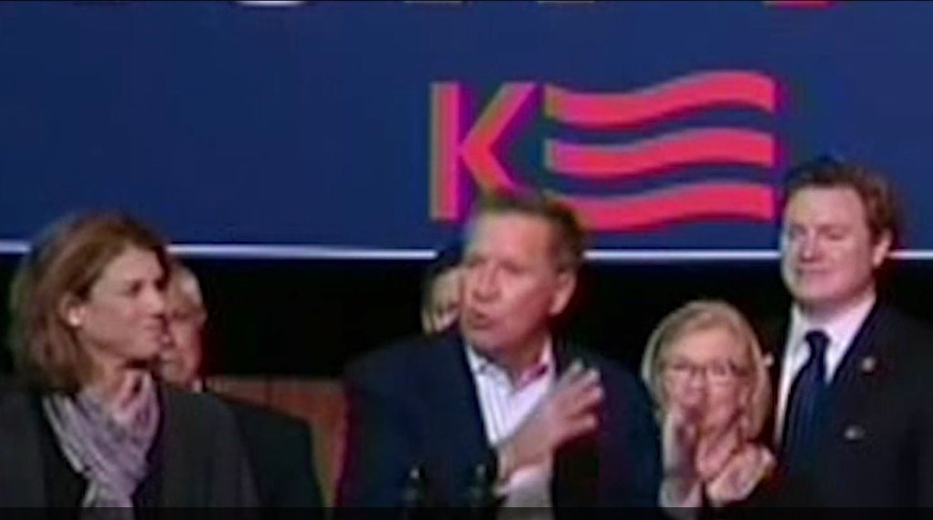 GOP Presidential Candidate John Kasich goes ballistic - What has happened to our Party
