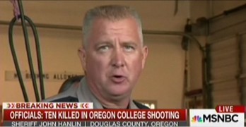 John Hanlin, Sheriff of Oregon county where school massacre occurred vowed to not enforce new gun laws (VIDEO)