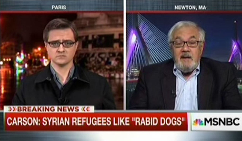 Barnie Frank slams American anti-refugee intolerance with interesting facts (VIDEO).
