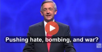 Is Pastor Robert Jeffress not advocatng the same kind of evil as ISIS