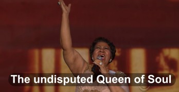 Aretha Franklin, the undisputed Queen of Soul