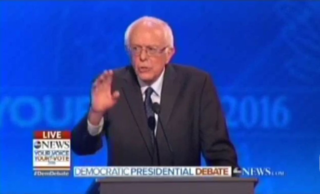 Bernie Sanders on Free Tuition in Democratic Debate