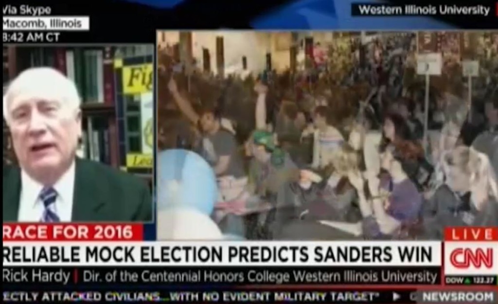 Bernie Sanders will be President says 100% accurate mock election.