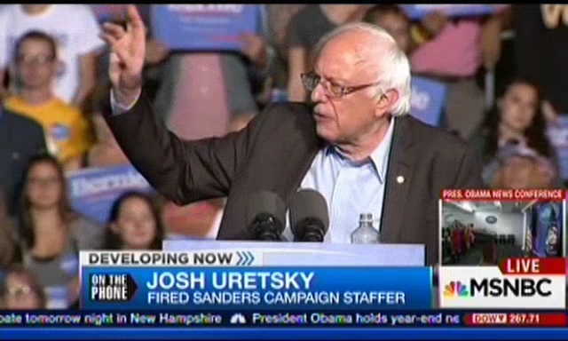 Fired Bernie Sanders' staffer Josh Uretsky speaks