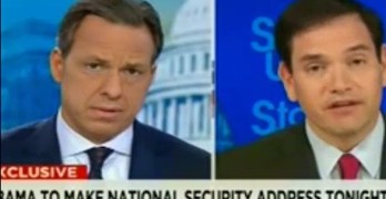 Jake Tapper called out Marco Rubio's vote to allow potential terrorist to purchase guns (VIDEO.