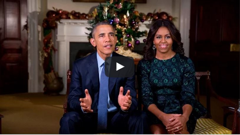 President & Michelle Obama's Christmas message.