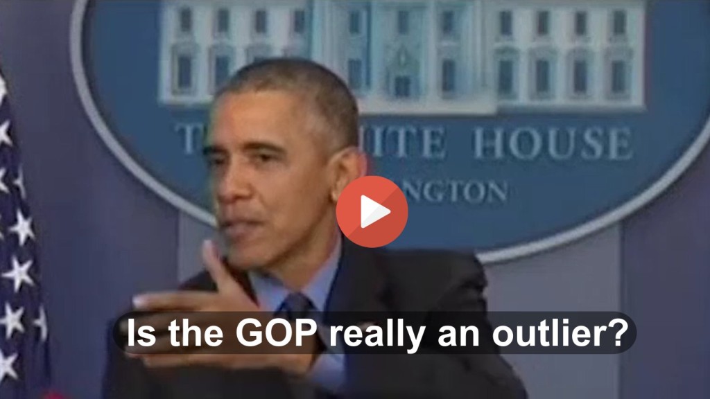 President Obama tells GOP an inconvenient truth on their climate change stance at press conference