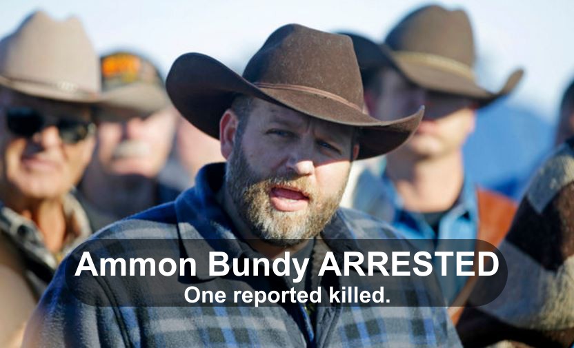 Ammon Bundy Arrested Burns Oregon 2