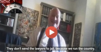 Big time attorney admits on hidden cam that they're untouched legally because they run America