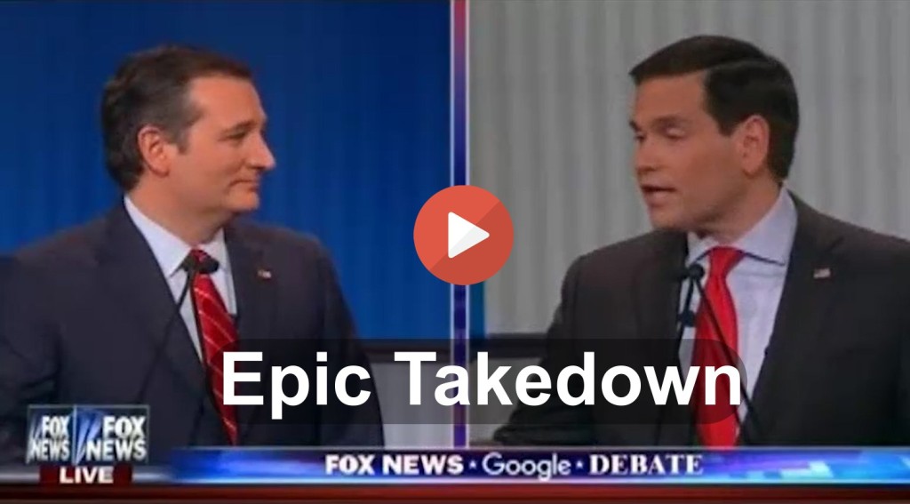 Epic take down of Ted Cruz on immigration hypocrisy at Republican Debate