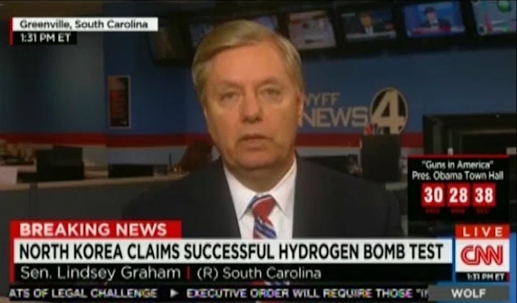 Lindsey Graham encourages North Korea's nuclear program (VIDEO)