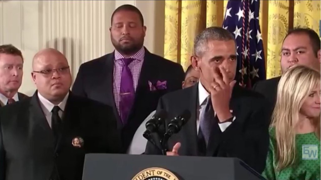 President Obama most touching moment in his action to reduce gun violence speech