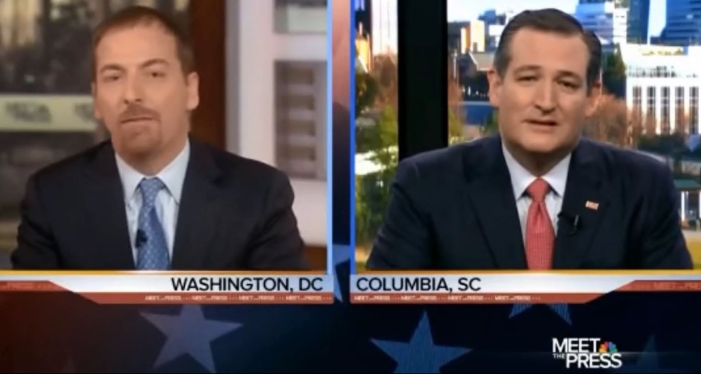 Chuck Todd calls out Ted Cruz's alternate state of reality and he blinks (VIDEO)