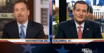 Chuck Todd calls out Ted Cruz's alternate state of reality and he blinks (VIDEO)