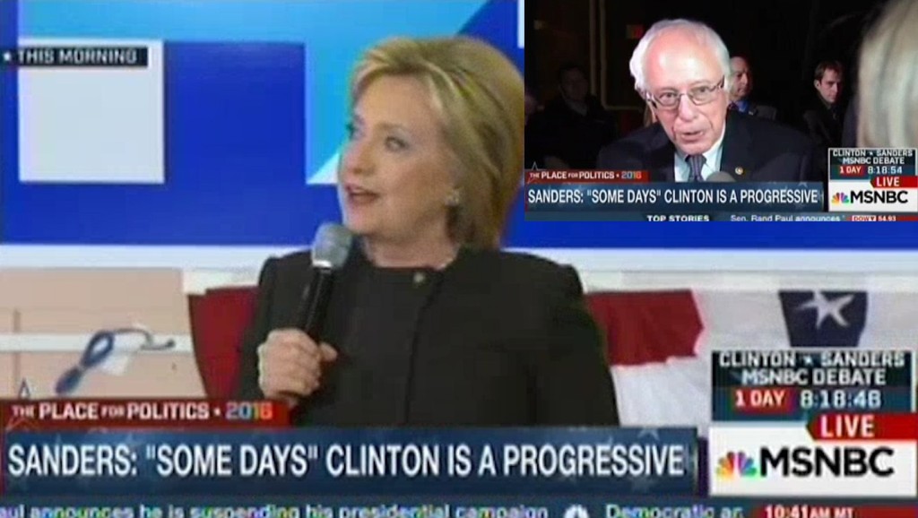 Hillary Clinton plays victim card on Bernie Sanders, Again