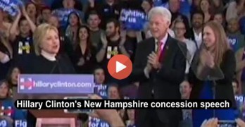 Hillary Clinton's New Hampshire concession speech