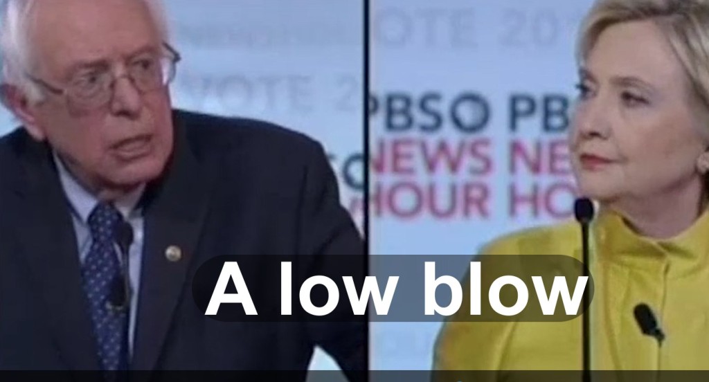 Hillary Clinton's low blow on Bernie Sanders for criticizing Obama will backfire (VIDEO)