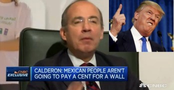 Mexican President Felipe Calderon, Donald Trump