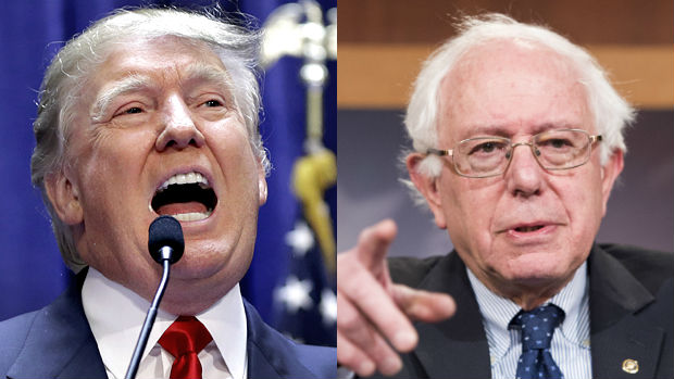 Bernie Sanders , Donald Trump