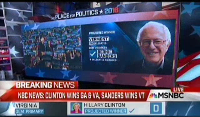 Bernie Sanders Super Tuesday Speech and Vermont win