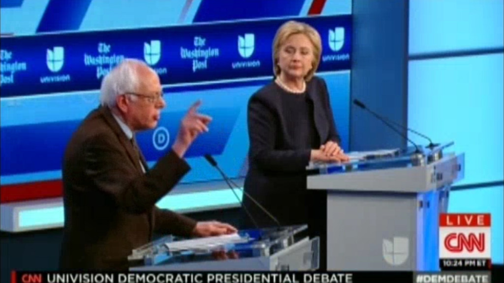 Bernie Sanders hits Hillary Clinton for not thinking big enough (VIDEO)