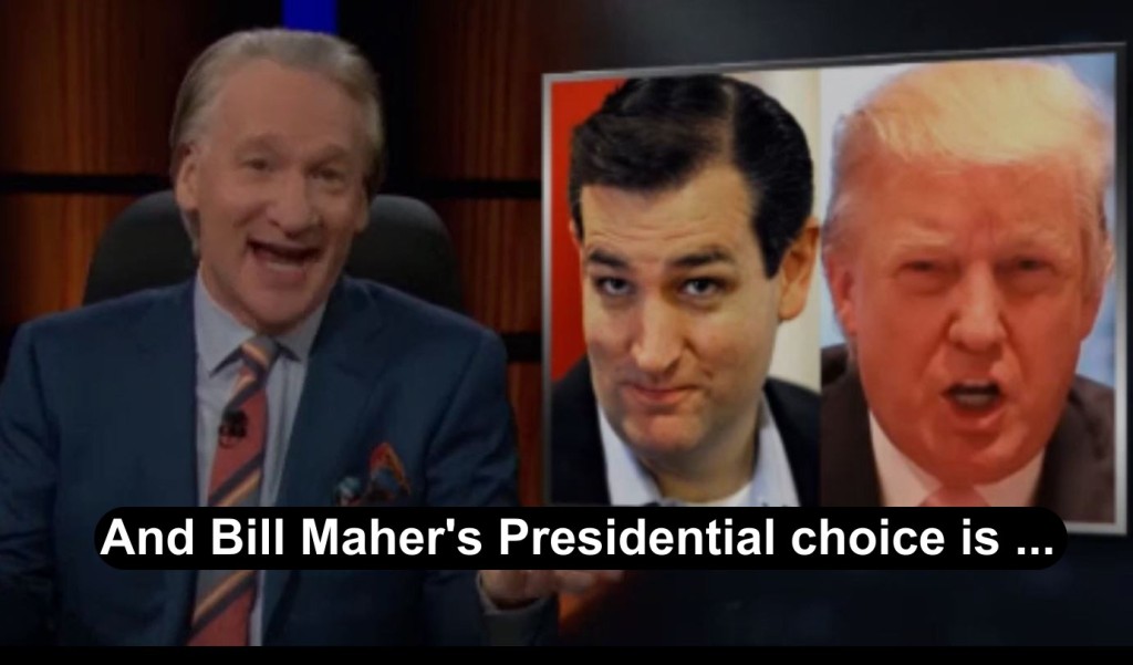 Bill Maher, Donald Trump, Ted Cruz