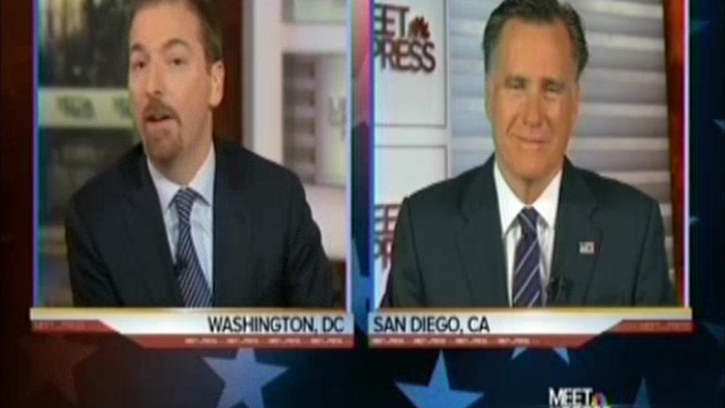 Chuck Todd embarasses Mitt Romney for hypocritical attack on Donald Trump