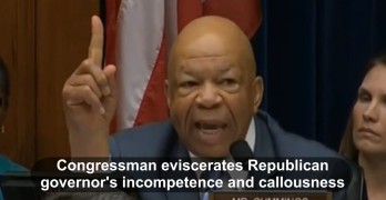 Congressman Elijah Cummings rips Governor Rick Snyder (R-MI) for incompetence