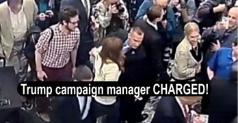 Donald Trump campaign manager Corey Lewandowski charged with battery (VIDEO)