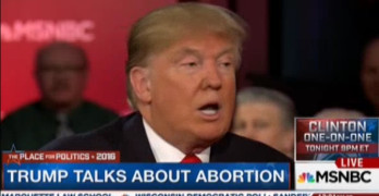 Donald Trump wants women punished for having abortions (VIDEO)