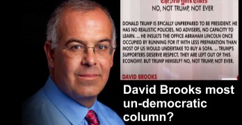 New York Times Conservative Columnist David Brooks