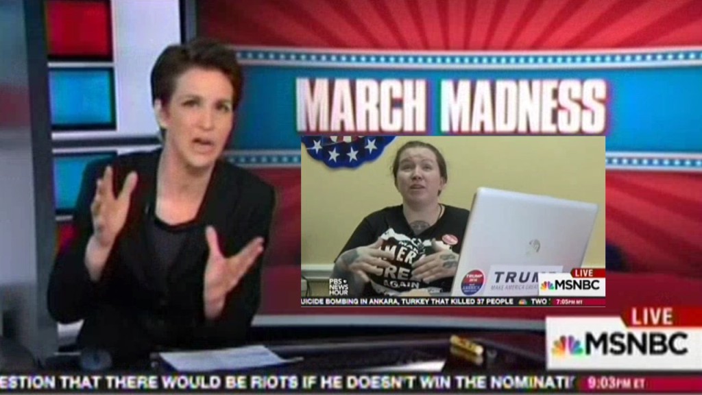 Rachel Maddow rips Donald Trump phone bank staffed by white supremacists (VIDEO)1