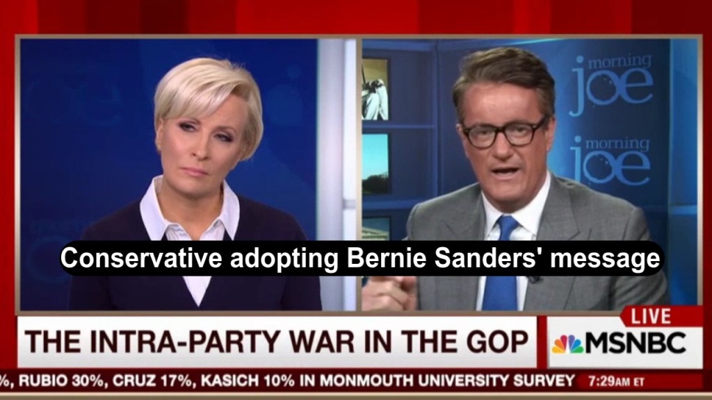 Scarborough slams GOP and adopts Bernie Sanders message (VIDEO)