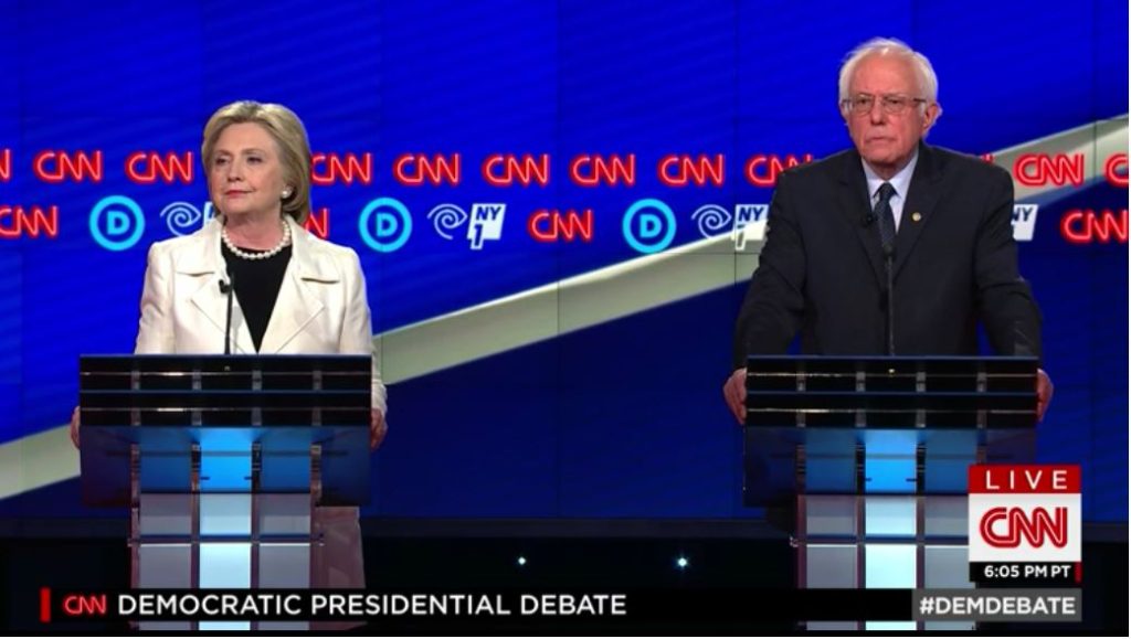 Hillary Clinton - Bernie Sanders CNN Democratic Debate #DemDebate