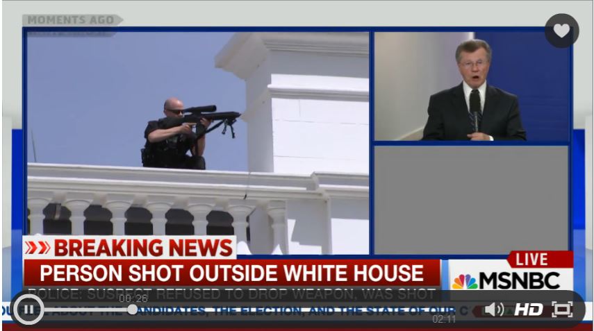 Man attempting to enter White House with a gun shot (VIDEO)