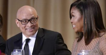 Larry Wilmore and Michelle Obama at White House Correspondents Dinner