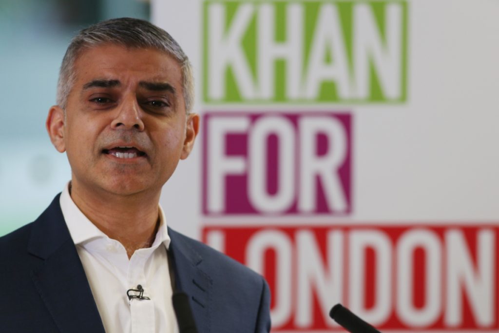sadiq khan mayor london election 2016