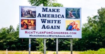 Tennessee candidate defends his sign - Keep America White Again
