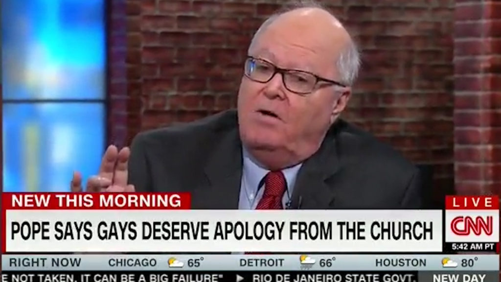 Catholic priest gets unhinged on CNN as he ignores Pope's call