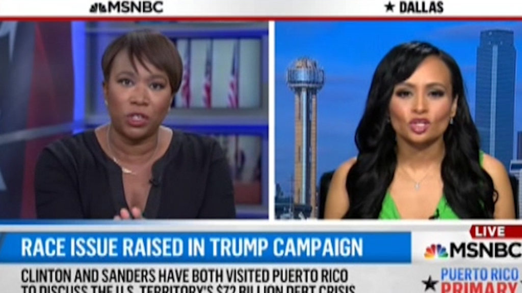 Joy-Ann Reid and Lawrence O'Donnell hammers Trump's spokeswoman Katrina Pierson on his racism