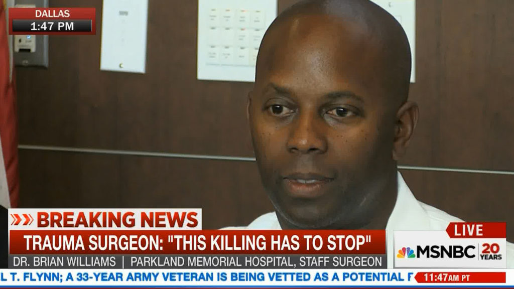 Black surgeon who care for Dallas police says he fears them (VIDEO)