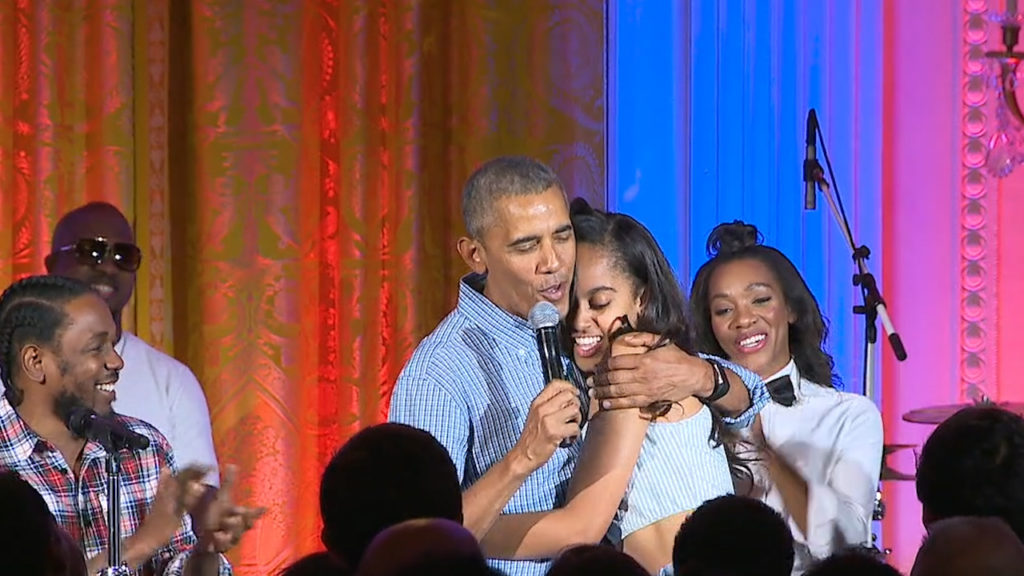 Obama serenades daughter Malia for her birthday as he pays homage to Americans on July 4th