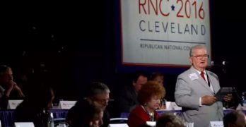 Republican Convention Rules Committee floor flight