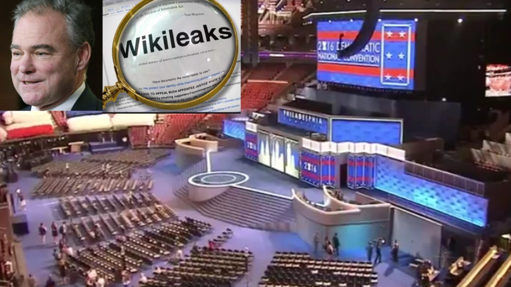 democratic national convention wikileaks Tim Kaine - Copy