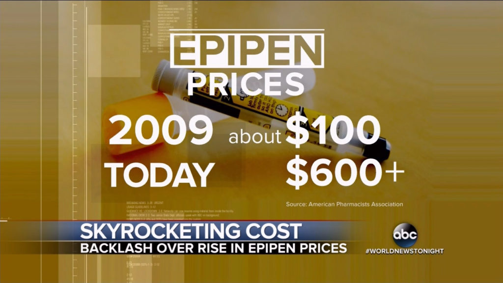 400% hike in Epipen price another reason for Medicare-for-all